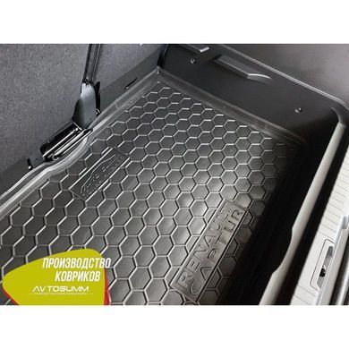 Купить Автомобильный коврик в багажник Renault Captur 2015- нижняя полка / Резиновый (Avto-Gumm) 28706 Коврики для Renault