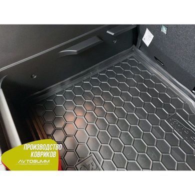 Купить Автомобильный коврик в багажник Renault Captur 2015- нижняя полка / Резиновый (Avto-Gumm) 28706 Коврики для Renault