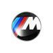 Купити Емблема капота Bmw M Performance 82мм пластик+Метал (на 2 штифтах) OEM 51148132375 90354 Емблеми на іномарки - 1 фото из 2