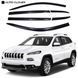Купить Дефлекторы окон ветровики для Jeep Cherokee KL 2013- 6 шт (Auto Clover) AC D733 89772 Дефлекторы окон Jeep - 1 фото из 4