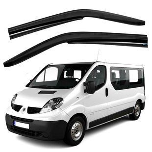Купити Дефлектори вікон вітровики Renault Trafic 2001-2014 скотч SunPlex (SP-S-61-5) 63286 Дефлектори вікон Renault