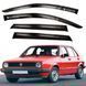 Купить Дефлекторы окон ветровики Volkswagen Golf II 5d 1983-1992 Хечбек Скотч 3M Voron Glass 91406 Дефлекторы окон Volkswagen - 1 фото из 3