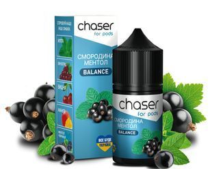 Купить Chaser жидкость 30 ml 50 mg Balance Смородина с ментолом 66517 Жидкости от CH