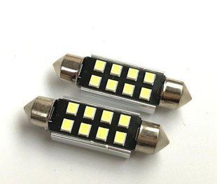 Купити Світлодіоди 12V Т11 41 mm / радіатор / Білий SMD 8 / 112Lm 10шт 25993