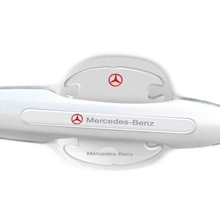 Купить Комплект защитных пленок Нано под ручки авто (отбойник на двери) Mercedes-Benz 8 шт 65707 Защитная пленка для порогов и ручек