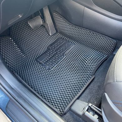 Купити 5D EVA Килимки в салон передні для Hyundai Tucson (NX4) 2021- ДВС (Металевий підп'ятник) 2 шт 62958 Килимки для Hyundai