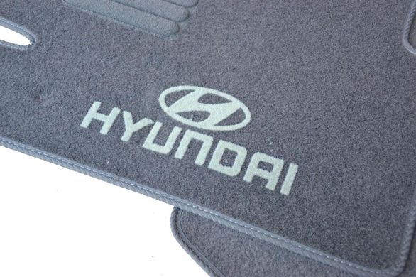 Купити Автомобільні килимки ворсові Hyundai Sonata (NF) 2004-2009 Сірі 5 шт 33346 Килимки для Hyundai