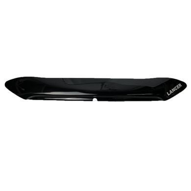 Купить Дефлектор капота мухобойка Mitsubishi Lancer Х 2007- (короткая) Voron Glass 58211 Дефлекторы капота Mitsubishi
