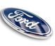 Купить Эмблема Ford Синий + Хром 146х58 мм пластик (скотч + 3 направляющие) YM21A425A52BAZPAA 90119 Эмблемы на иномарки - 1 фото из 3