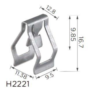 Купить Скоба Volkswagen, Audi, Seat, Skoda (1J0858137B, 16540)H2221) 73860 Скоба Шайба Металлическая