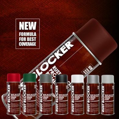 Купить Краска аэрозольная Антиржавчина Deco color 4в1 Rust Blocker 400 мл (RAL 7035) Светло-серая 62834 Краски аэрозольные