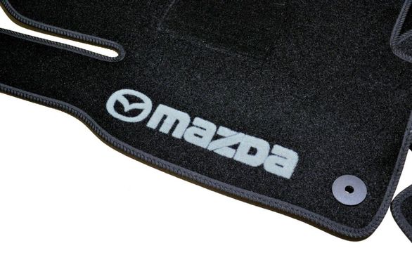 Купить Коврики в салон ворсовые для Mazda CX-5 2017- Черные 5 шт 32938 Коврики для Mazda