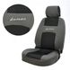 Купити Чохли для сидінь модельні Daewoo Lanos Sens комплект Сірий - чорний 23655 Чохли для сидіння модельні