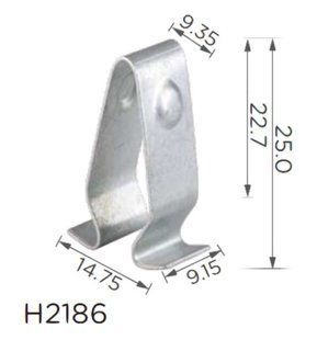 Купить Скоба В=25 Д=14, 75 Ш=9, 15 Volkswagen, Seat (1J6867276, 16505)H2186) 73855 Скоба Шайба Металлическая