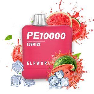 Купить ЕІf Ваг World PE10000 POD 5% Watermelon Lush ice Ледяной Арбуз (Подзаряжаемый) 60867 Одноразовые системы