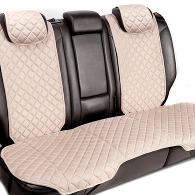 Купити Накидки для сидінь Алькантара Verona Premium L Комплект Бежеві (Оригінал) 73471 Накидки для сидінь Premium (Алькантара)