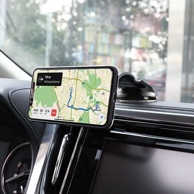 Купити Автотримач для телефону магнітний HOCO CA45A на присосці Чорний 24569 Автотримач для телефону Магнітний на торпеду