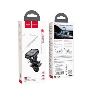 Купить Автодержатель для телефона магнитный HOCO S49 Fuerte series, на воздуховод Black 36433 Автодержатель для телефона на воздуховод