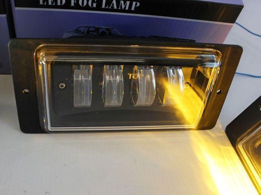 Купить Противотуманные фары LED фары ВАЗ 2110-15 / 60W / Линза / Регулировка высоты / Желтый и белый свет 1 шт 32082 Противотуманные фары ВАЗ
