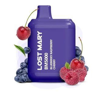 Купить Lost Mary BM5000 5% Blueberry Raspberry Cherry - Черника Малина Вишня 66420 Одноразовые системы