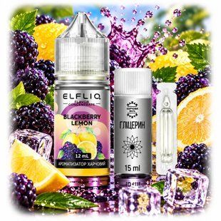Купити ЕІf Lіq Aroma 30 ml Blackberry Lemon Ожина Лимон (Самозаміс 3в1) 110902 Рідини від EL