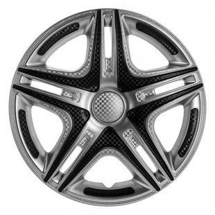 Купити Ковпак колеса Star Дакар R16 сріблястий карбон 2 шт 21879 16 (Star)