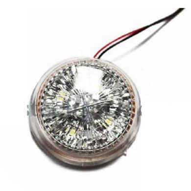 Купить Вставка LED в габарит рожки 12/24V 4 диодов D4.5 см Белый 1 шт (К 505) 8963 Габариты рожки