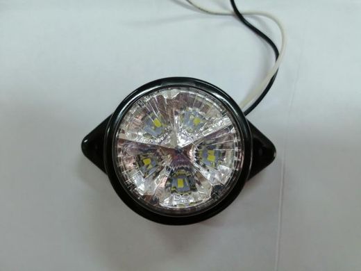 Купить Габарит круглый / белый / 24V Led 5 диодный / C/16 (1шт коробка) 8331 Габаритные огни