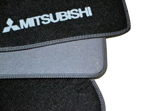 Купить Коврики в салон ворсовые для Mitsubishi Lancer 2003-2007 Черные 5 шт 33155 Коврики для Mitsubishi