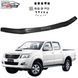 Купити Дефлектор капоту мухобійка для Toyota Hilux 2011-2015 Євро Кріплення (Vip Tuning) 4446 Дефлектори капота Toyota - 1 фото из 8