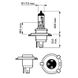 Купити Автолампа галогенна Philips Vision Plus +60% H4 12V 60/55W 2 шт (12342VPS2) 38403 Галогенові лампи Philips - 2 фото из 4