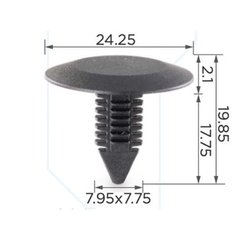 Купити Кліпса для обшивки капота (OEM N989-022, N989022, 385661-S, 385661S, 6032363, N989022) (C0037) 74094 Фіксатор типу цвях