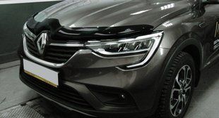 Купити Дефлектор капоту мухобійка для Renault Arkana 2019- 7569 Дефлектори капота Renault