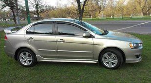 Купить Дефлекторы окон ветровики Mitsubishi Lancer 2007 Скотч 3M Cobra Tuning 4245 Дефлекторы окон Mitsubishi