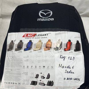 Купить Чехлы на сидения модельные Mazda 6 2002-2007 Полный Комплект 86348 Модельные чехлы индивидуальный пошив