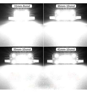 Купити Світлодіод 12-24V Т11 41 мм SMD 8-2016 160Lm (Canbus Оманка) №113 63458 Світлодіоди - T11 Софітка