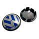 Колпак колеса Volkswagen синий серебро пластик 1 шт 65 мм OEM 3b7601171 (колпачок, заглушка)