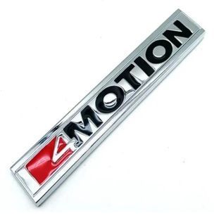 Купити Емблема напис 4Motion 105 x 15 мм металева / цільна / скотч 3M / Польща 32096 Емблема напис на іномарки