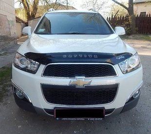 Купити Дефлектор капоту мухобійка Chevrolet Captiva 2012- 6580 Дефлектори капота Chevrolet