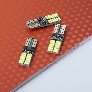 Купить Светодиод 12-24V Т10 Обманка Белый SMD 24 4014 10245 340Lm мультиполярный 1шт 26189