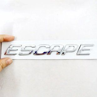 Купить Эмблема надпись для Ford ESCAPE 170х22 мм Хром Пластикна скотче (Завод) 89249 Эмблема надпись на иномарки