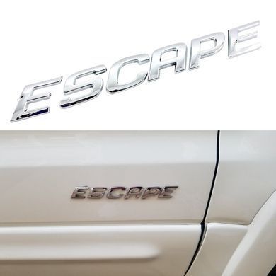 Купить Эмблема надпись для Ford ESCAPE 170х22 мм Хром Пластикна скотче (Завод) 89249 Эмблема надпись на иномарки