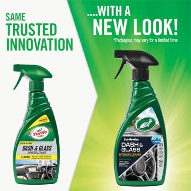 Купить Универсальный очиститель стекла и пластика салона Turtle Wax Dash & Glass Cleaner Quick & Easy 500 мл (52803) 60773 Очиститель салона - Кондиционеров