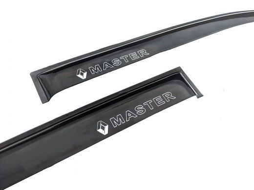 Купить Дефлекторы окон ветровики Renault Master Movano 2003- / 2010-Скотч 3M Voron Glass 41042 Дефлекторы окон Renault