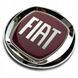Купить Эмблема для Fiat Красная Хром D=93 мм на скотче СЕРДНЯЯ (Завод) 88451 Эмблемы на иномарки