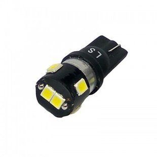 Купити Світлодіод 12V_Т10 1ярус Білий SMD 6 2835 10281 +220Lm уп.10шт 25110