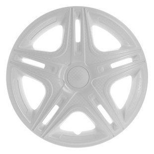 Купити Ковпак колеса Star Дакар R16 білий карбон, об'ємні 2 шт 21882 16 (Star)