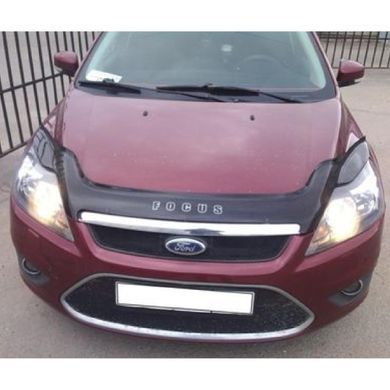 Купити Дефлектор капота мухобойка Ford Focus II 2008-2010 довга (Vip-Tuning) FR06 6981 Дефлектори капота Ford