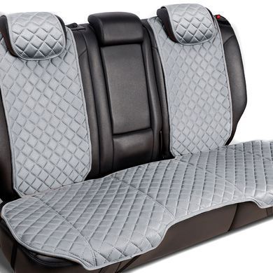 Купить Накидки для сидений задние Алькантара Verona Premium L Серые (Оригинал) 74365 Накидки для сидений Premium (Алькантара)