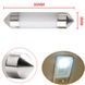 Купити Світлодіод 12-24V Т11 36 мм SMD 2-3030 (Кераміка 2,5W) №131 63460 Світлодіоди - T11 Софітка - 1 фото из 4
